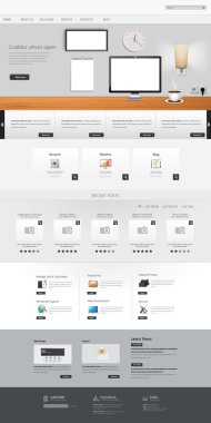 web sitesi şablonu tasarımı