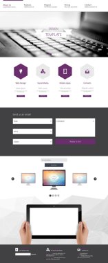 web sitesi şablonu tasarımı