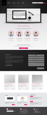 web sitesi şablonu tasarımı