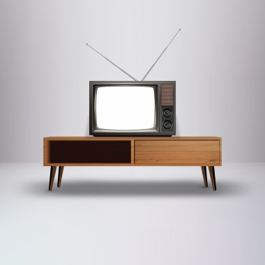 Boş Retro televizyon