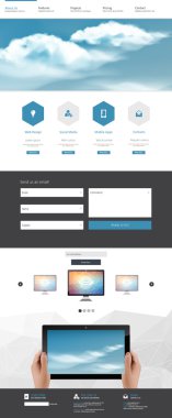 web sitesi şablonu tasarımı