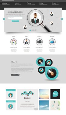 web sitesi şablonu tasarımı