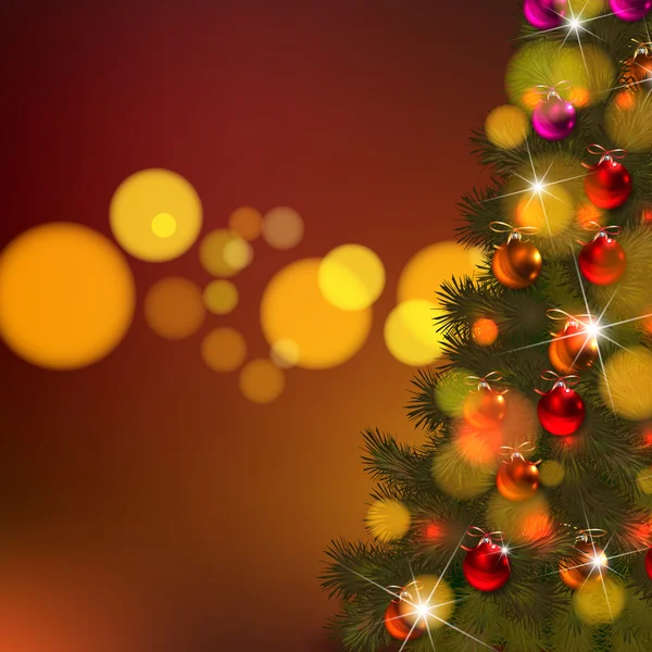 Schöner weihnachtlicher Hintergrund — Stockvektor