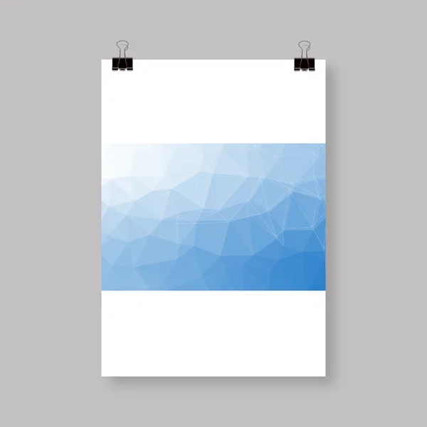 Portada de folleto o diseño de folleto — Vector de stock