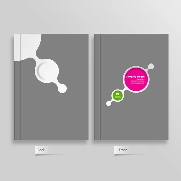 Livre couverture Design numérique — Image vectorielle
