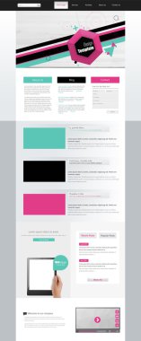 web sitesi şablonu tasarımı