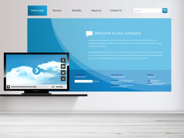 web sitesi şablonu tasarımı