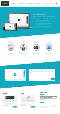 web sitesi şablonu tasarımı