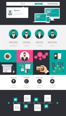 web sitesi şablonu tasarımı