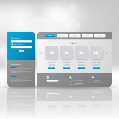 web sitesi şablonu tasarımı