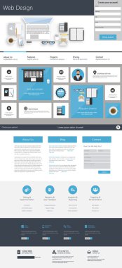 web sitesi şablonu tasarımı