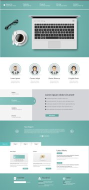 web sitesi şablonu tasarımı