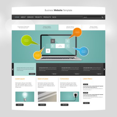 web sitesi şablonu tasarımı