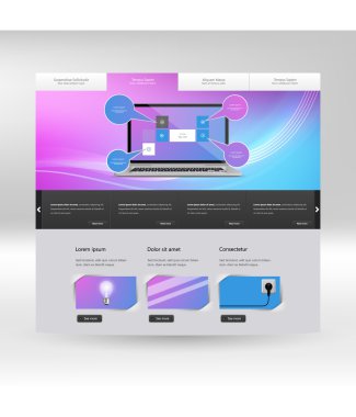 web sitesi şablonu tasarımı
