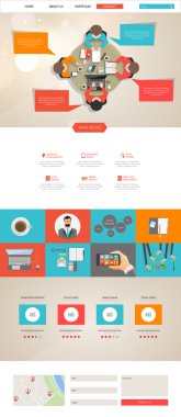 web sitesi şablonu tasarımı