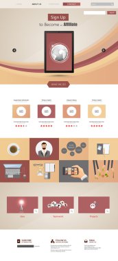 web sitesi şablonu tasarımı