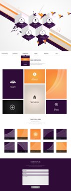 web sitesi şablonu tasarımı