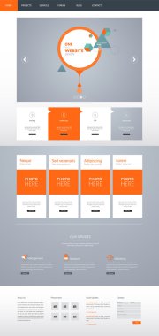 web sitesi şablonu tasarımı