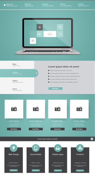 Website Template Design