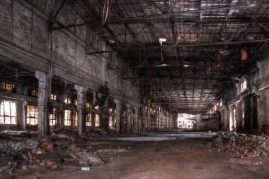 Terk edilmiş Fabrikası'nın Atölyesi