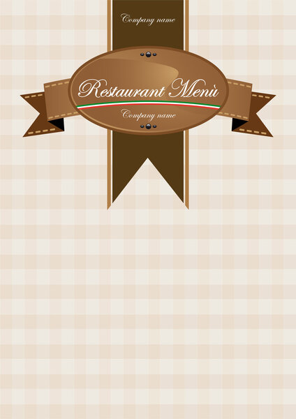 Restaurant sign for menu