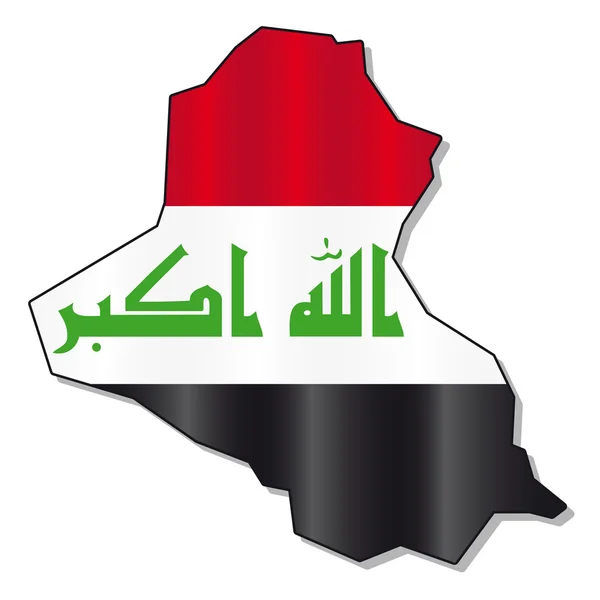 イラクの旗 — ストックベクタ