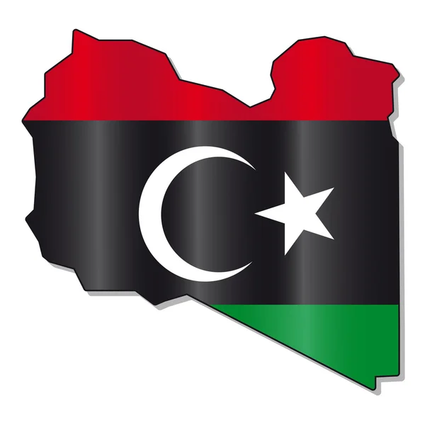 Bandera de Libya — Archivo Imágenes Vectoriales