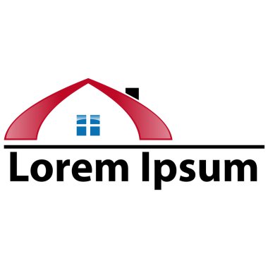 Pagoda çatı ile simge ev