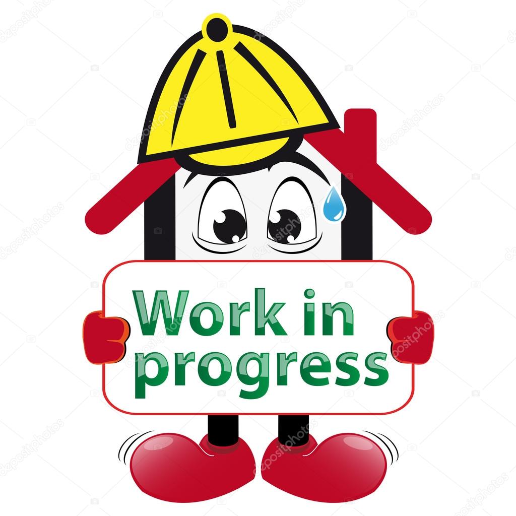 House Work In Progress Stock Vector Image By C Studioarte15 0986