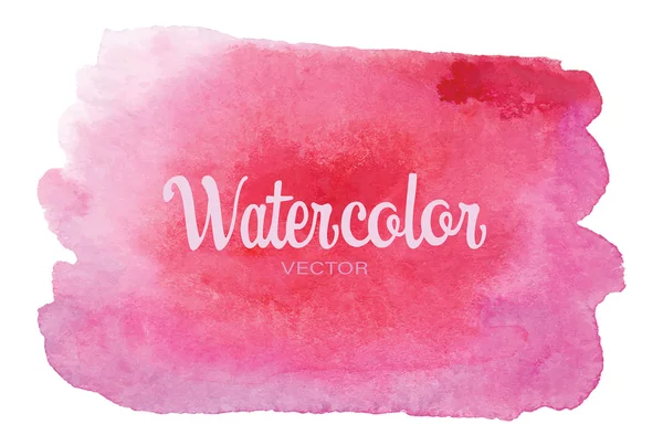 Aquarell-Textur auf weißem Hintergrund — Stockvektor