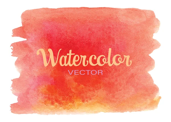 Aquarell-Textur auf weißem Hintergrund — Stockvektor