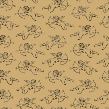 Oklu bir aşk tanrısı, Sevgililer Günü deseni