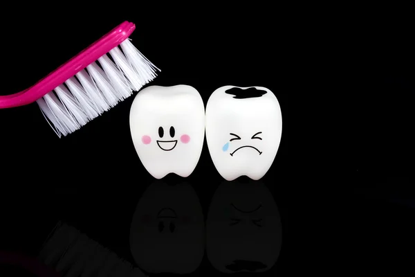 Teeth smile and cry emotion toy — Stock Photo, Image