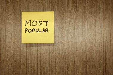 El yazısıyla aldığınız iletide en popüler kağıt Not