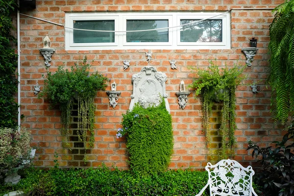 Engelsk cottage garden. — Stockfoto