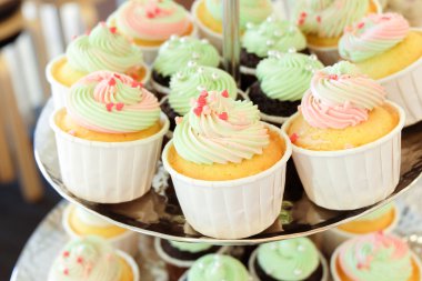 Dekorasyon düğün cupcakes