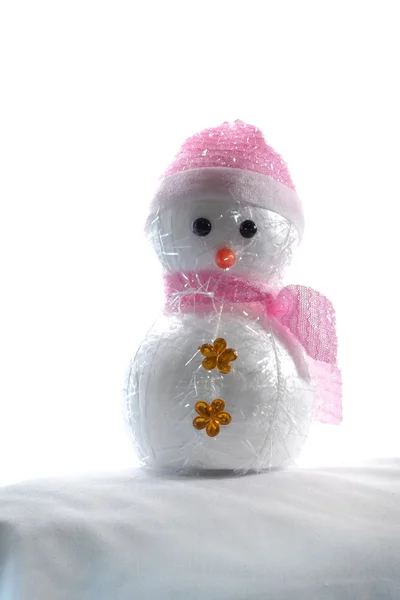 Рождественское украшение снеговика — стоковое фото