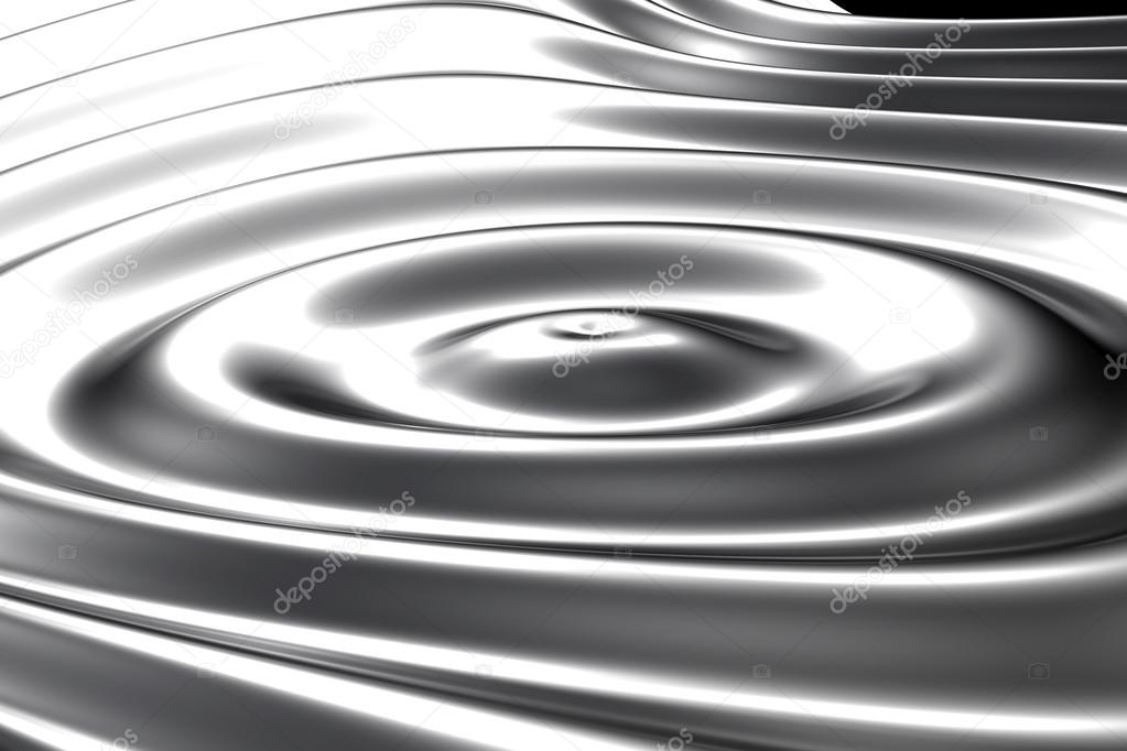 liquid silver ripple