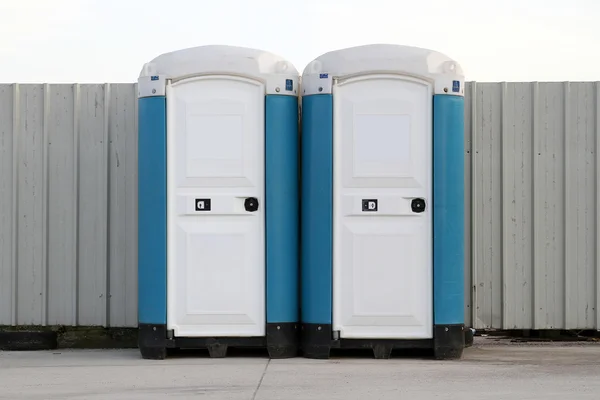 Draagbare toiletten voor algemeen gebruik — Stockfoto