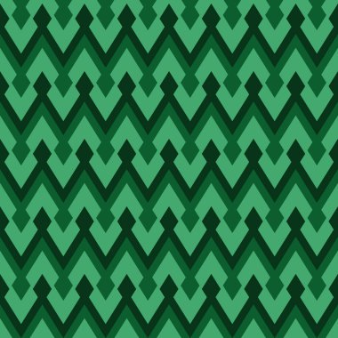 Kusursuz vektör deseni. Geometrik arkaplan. Yeşil renkli..