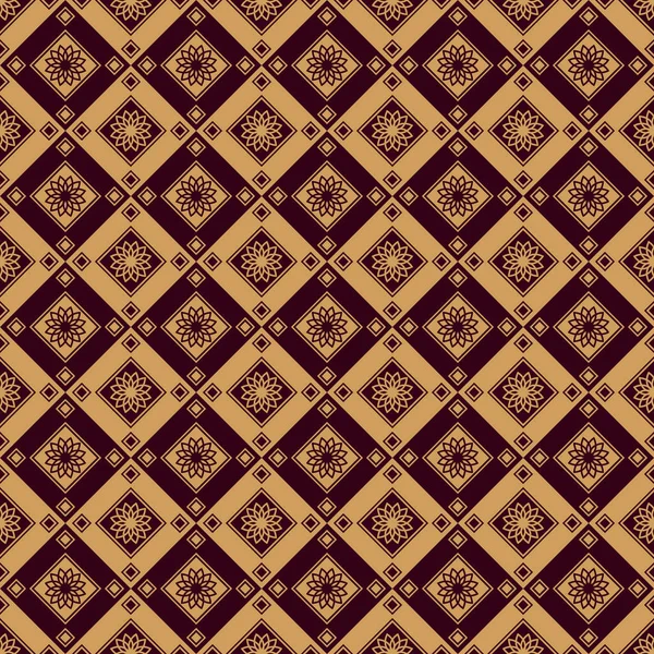 Das Muster Form Einer Fliese Bestehend Aus Geometrischen Und Ornamentalen — Stockvektor