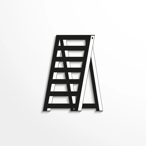 Escalera. Icono del vector . — Vector de stock