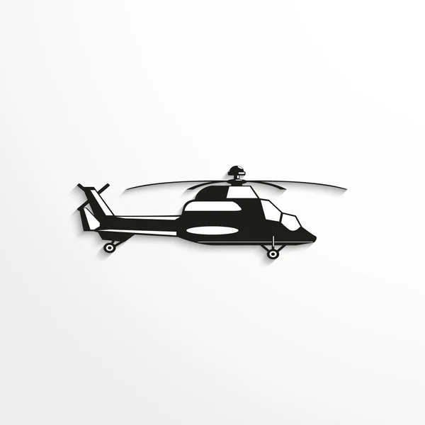 Helikopter. Vektor icon. — Stock vektor