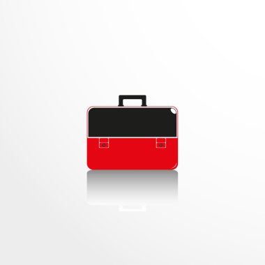 Belgeler için evrak çantası. Vektör simgesi.