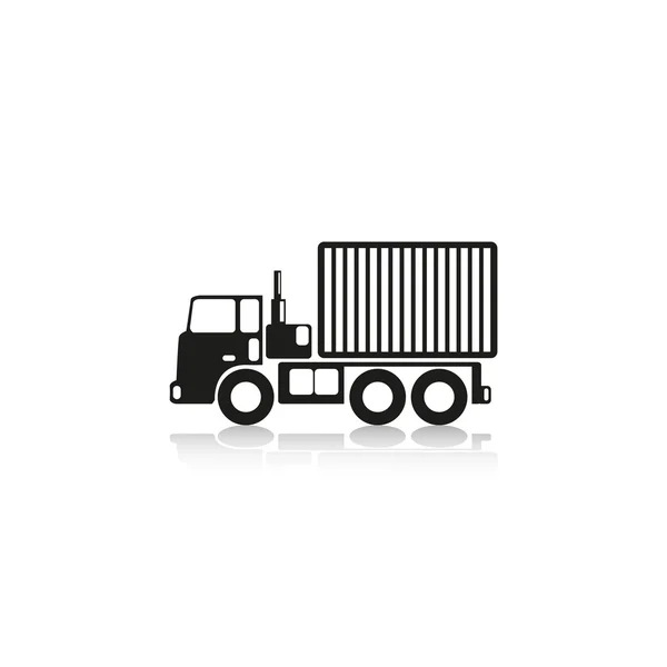 Camion. Icona del vettore . — Vettoriale Stock