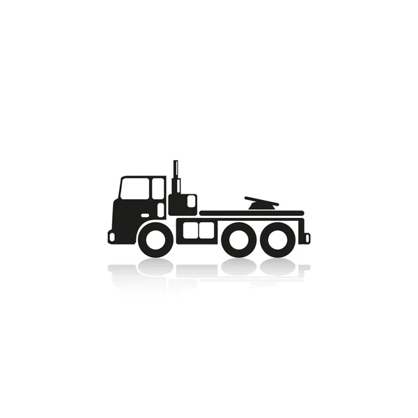 Vrachtwagen. Vector-pictogram. — Stockvector