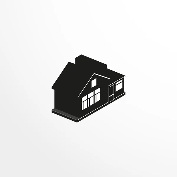 House. Vector icon. — Stock Vector