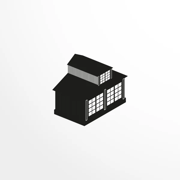 Hus. vektor icon. — Stock vektor