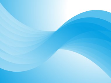 Abstract. Waves. Background. Vector illustration.  The color image on the two-tone background.