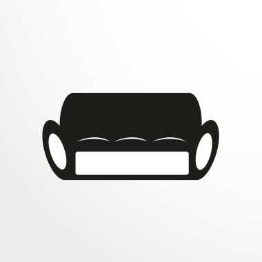 Mobilya parçaları. Kanepe. Vektör çizim.